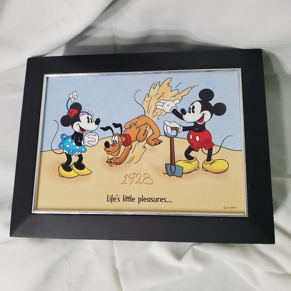Hallmark Disney Walt’s 100 years Jewelry/ Trinket Black Box /Mickey and Mini - Picture 1 of 5